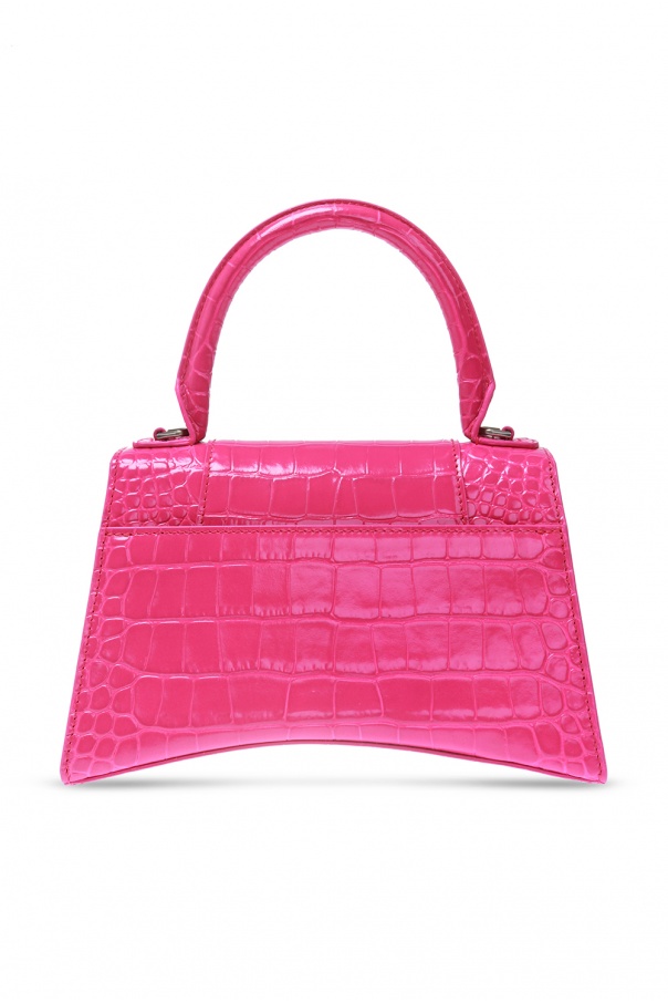 purple balenciaga hourglass bag